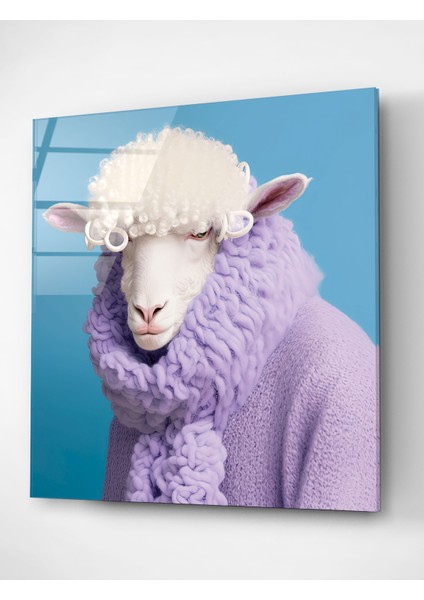 Koyun Portre Cam Tablo, Dekoratif Cam Tablo fırsatları