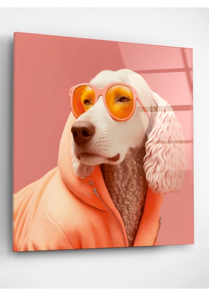 Köpek Portre Cam Tablo, Dekoratif Cam Tablo fiyatları