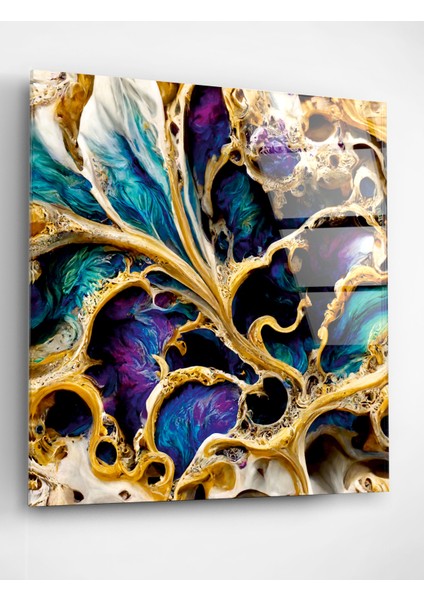 Soyut Cam Tablo, Dekoratif Cam Tabla