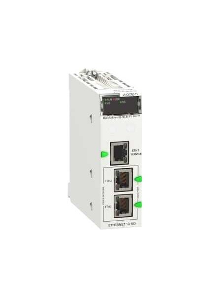 BMENOC0311 - Iletişim Modülü, Modicon M580, Ethernet 3 Bağlantı Noktalı Factorycast Ethernet