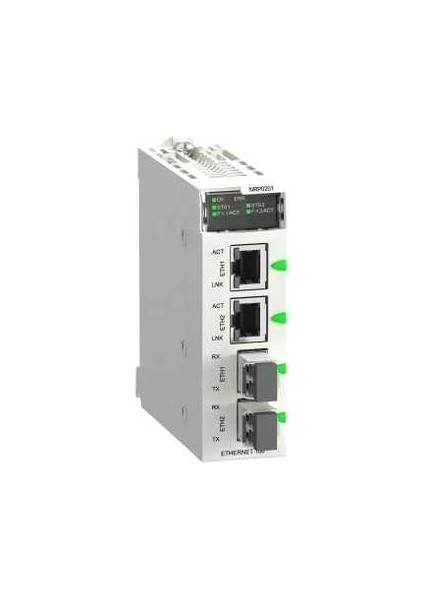 BMXNRP0201 - Fiber Converter Smlc 2ch 100MB - 20 Lik Bağlantı Blokları Vidalı
