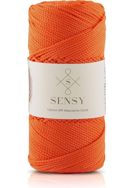 1,5 mm 100 gr Polyester Makrome Ipi 150 M Supla Ip ve Çanta Ipliği Polyester Makrome Ip