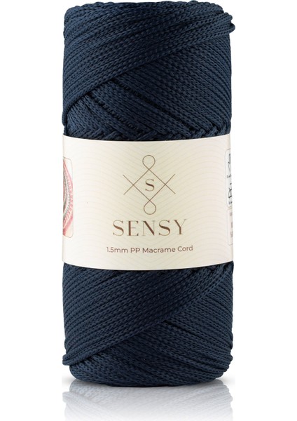 1,5 mm 100 gr Polyester Makrome Ipi 150 M Supla Ip ve Çanta Ipliği Polyester Makrome Ip