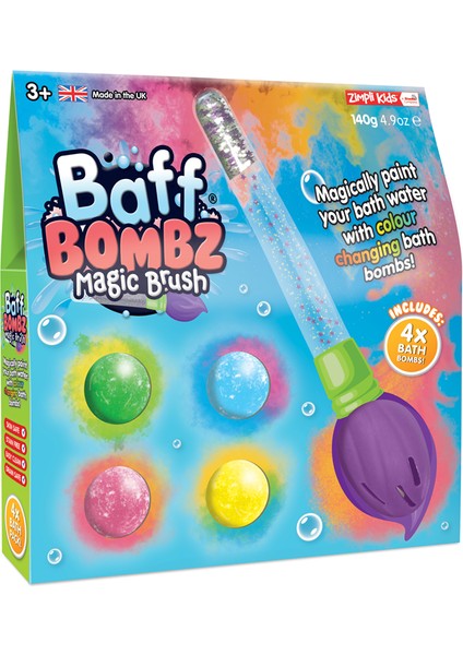 Zimpli Kids Baff Bombz Magic Brush Sihirli Fırça Seti