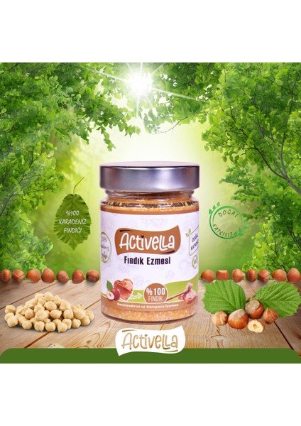 Şekersiz Fındık Ezmesi 320GR %100 Fındıklı + Kıyılmış Iç Fındık 500GR fırsatları