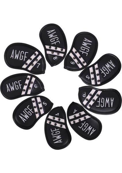 9 Dayanıklı Kulüp Başkanı Kılıfı Su Geçirmez Golf Başörtüsü Numaralı (Yurt Dışından)