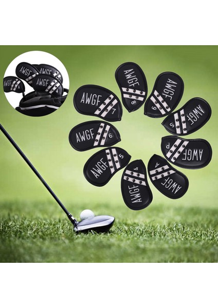 9 Dayanıklı Kulüp Başkanı Kılıfı Su Geçirmez Golf Başörtüsü Numaralı (Yurt Dışından) fırsatları