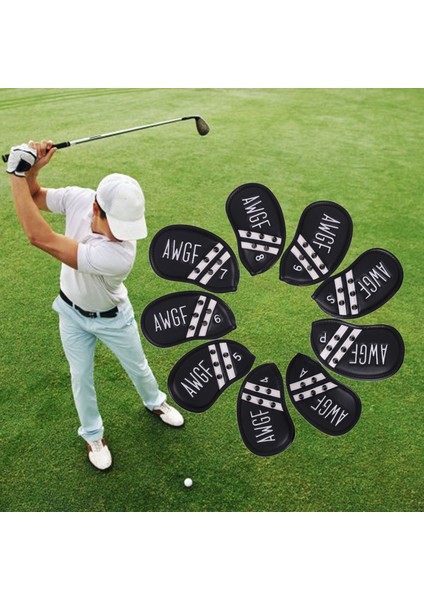 9 Dayanıklı Kulüp Başkanı Kılıfı Su Geçirmez Golf Başörtüsü Numaralı (Yurt Dışından) indirimleri