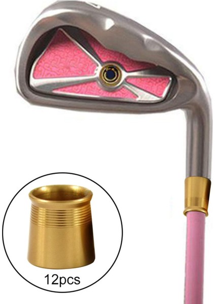 12 /dayanıklı Golf Yüksükler. 335 Uç Kapakları Alüminyum Golf Malzemeleri Altın (Yurt Dışından) modelleri