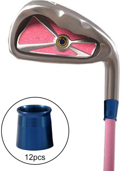 12 Adet Dayanıklı Golf Demir Yüksük Konik Ucu Adaptör Uç Kapakları Boyutu. 370 Katı Mavi (Yurt Dışından) modelleri