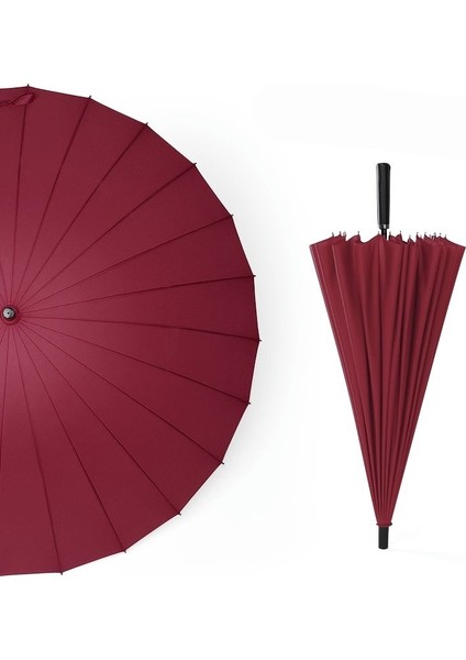 Büyük Çift Erkek ve Kadın Yağmur Fırtınası Özel Iş Düz Şemsiye (Yurt Dışından)