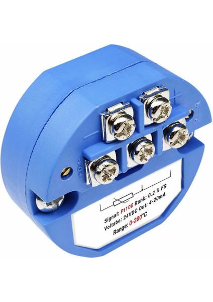 PT100 Sıcaklık Sensör Sinyali Için 4-20MA Çevirici Transmitter Modül 0c / 200C Dc 24V Rtd Termometr