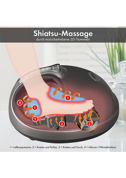 Shiatsu Masajı Proficare Ayak Masaj Aleti Pc-Fm 3099 indirimleri
