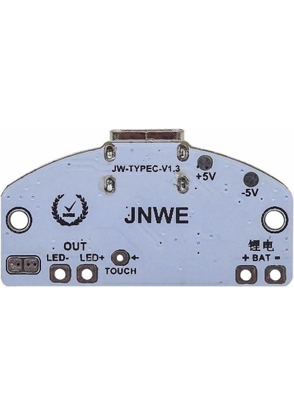 Type C USB Besleme Dokunmatik LED Dimmer Modül 3.7V Lion Lityum Pil Şarj 3W Parlaklık Kontrol Anaht