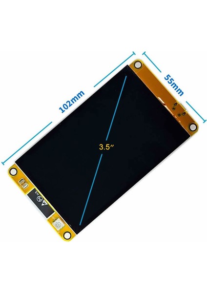ESP32-48S035 3.5 Inch Kapasitif Dokunmatik Tft LCD Modül 320X480 Pixel Rgb LED Ldr USB Uart Io Sens