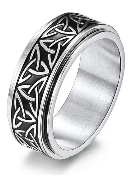 Moda Titanyum Çelik Yüzük (Yurt Dışından)
