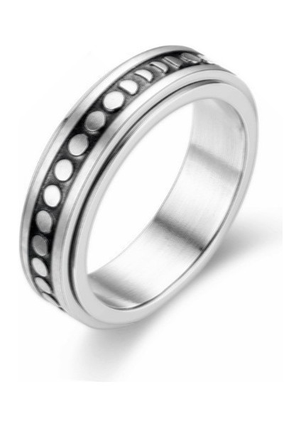 Moda Titanyum Çelik Yüzük (Yurt Dışından)