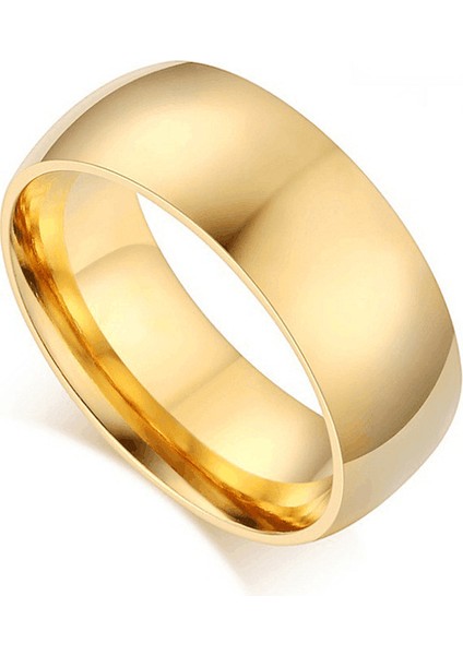 Moda Titanyum Çelik Yüzük (Yurt Dışından)