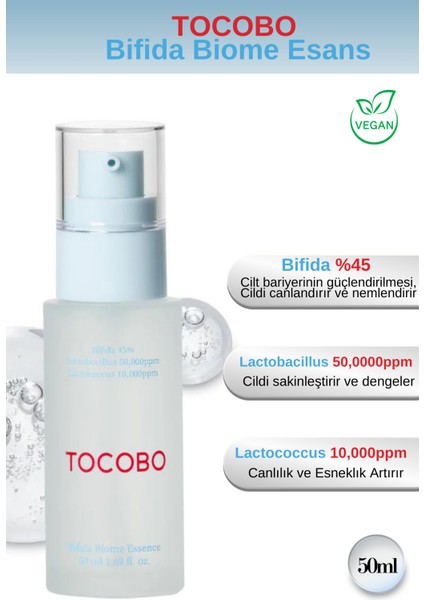 Bifida Biome Essence Konsantre Onarıcı Esans 50 ml