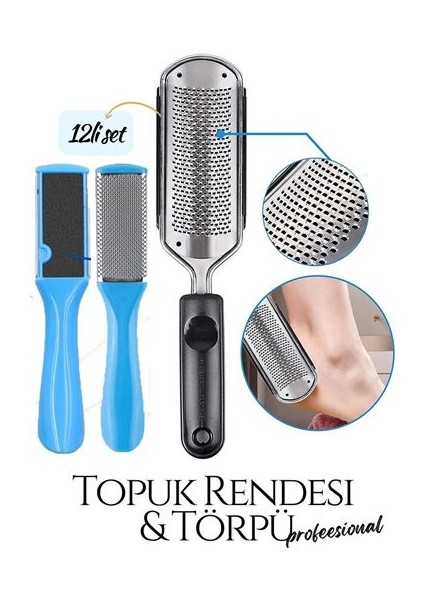 6 Set Topuk Rendesi+Topuk Rendesi ve Törpü Set 718916