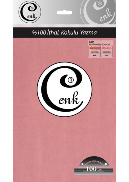 Cenk Düz Renk 100 cm Poşetli Yazma - 0301 - 329-YAVRU Ağzı -97