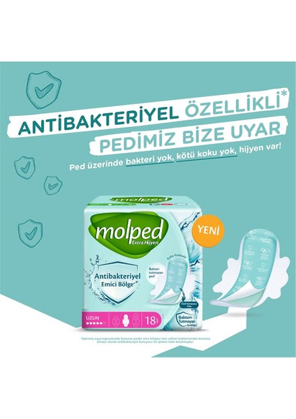 Extra Hijyenik Ped Gece + Uzun + Normal x 6 Paket