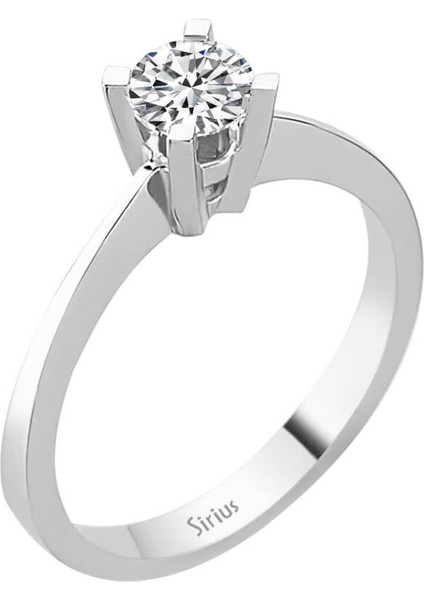 0,53 Karat Pırlanta Tektaş Yüzük 0404R0252