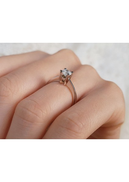 0,53 Karat Pırlanta Tektaş Yüzük 0404R0252 indirimleri
