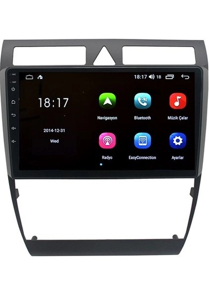 Tuning Audi A6 1997-2003 Android 12 Carplay Navigasyon Multimedya - 2 GB Ram 32GB HDD