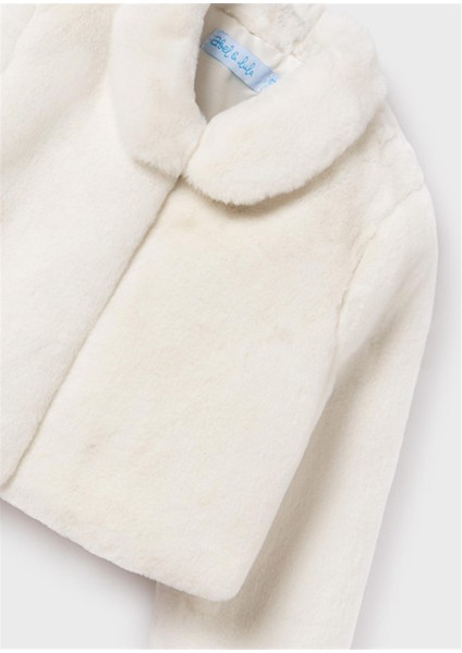 1-3 Yaş Kız Çocuk Tüylü Mont Krem fırsatları