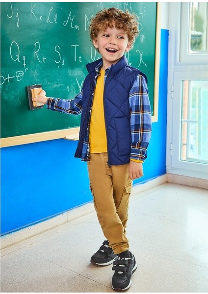 Erkek Çocuk Kargo Pantolon Kahverengi 4511