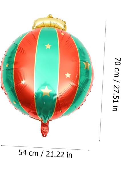 Yılbaşı Top Folyo Balon 70X54 cm fiyatları