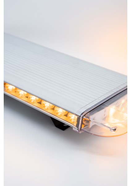 Otokurtarıcı Tipi Işmakınası&traktör Tepe Lambası 100 cm 42 Ledli 12 V ANİMASYONLU UZAKTAN KUMANDALI