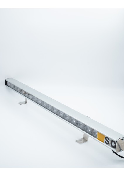 Tepe Ikaz LED Çakar 80 cm 18 Ledli 12 V Uzaktan Kumanda Alüminyum Gövde Su Geçirmez Iş Makınası&traktör ANİMASYONLU