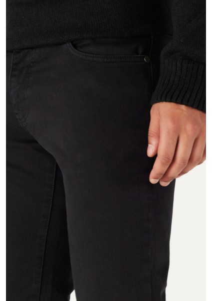 ALTINYILDIZ CLASSICS Erkek Siyah 360 Derece Her Yöne Esneyen Slim Fit Dar Kesim Pamuklu Esnek Rahat Pantolon indirimleri