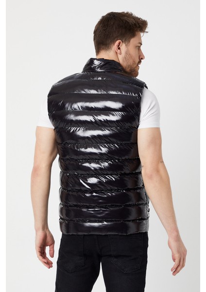 Erkek Slim Fit Parlak Şişme Yelek fırsatları