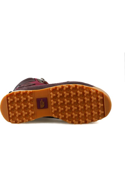 W Back To Berkeley Iv Textile Wp Kadın Trekking Bot ve Ayakkabısı NF0A8179OI51 Kırmızı