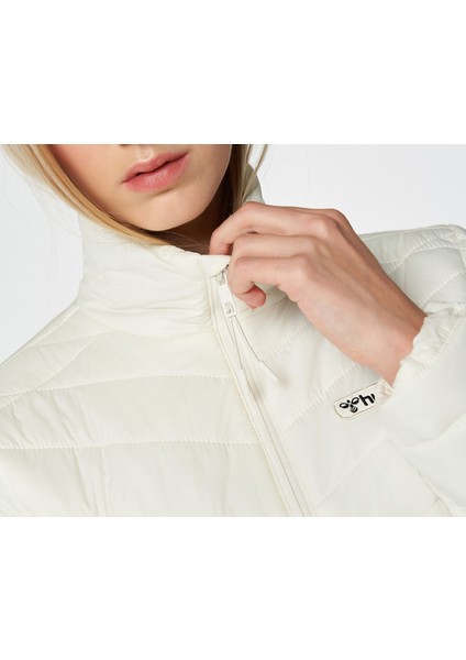 Hmljayrin Zip Coat Kadın Günlük Mont 940203-9003 Krem modelleri