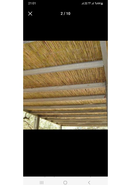 Hasır Kamış Bambu Çit 2 Metre X 5 Metre