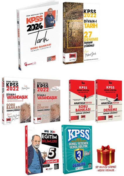 2024 Hoca Kafası Tarih Soru Bankası + 27 Deneme + Vatandaşlık + Anayasa Sb + Denemeler + Hediye