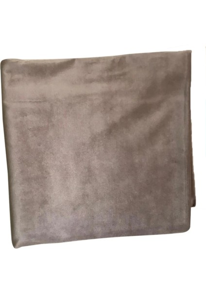 Okey Oyun Masa Örtüsü Kadife 140X140 Açık Kahve Rengi