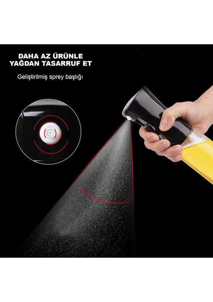 1 Adet Cam Yağlık Sirkelik – Siyah Sprey Yağdanlık 225 ml modelleri