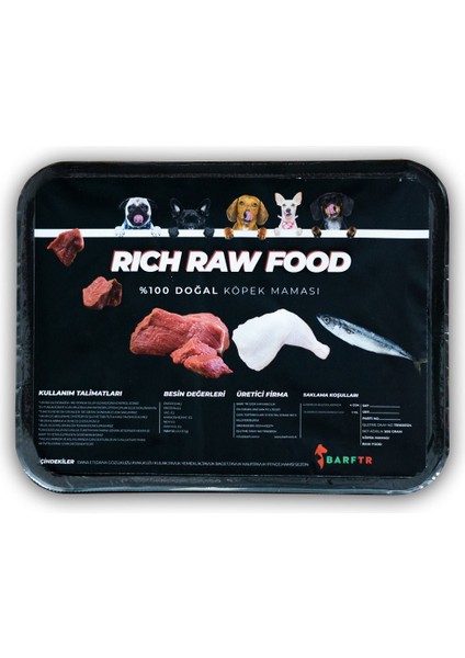 Rıch Raw Food 8 kg Köpek Maması