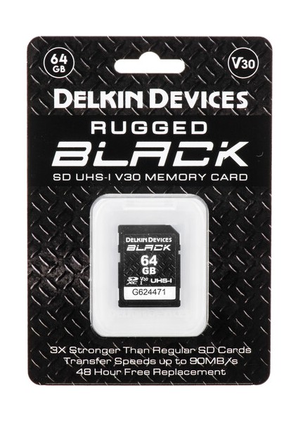 Delkin Devices Delkın Black 64GB Uhs-I Sd V30 Hafıza Kartı