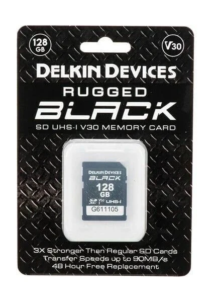 Delkin Devices Delkın Siyah 128GB Uhs-I Sd V30 Hafıza Kartı