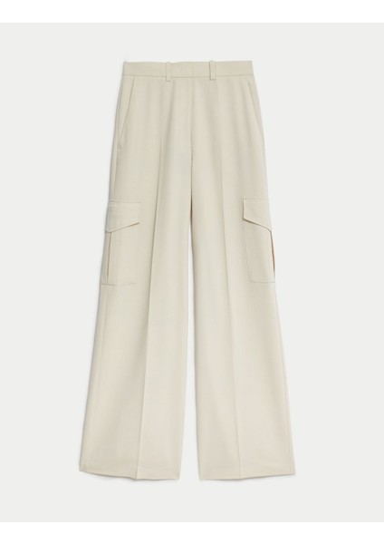 Marks & Spencer Regular Fit Wide Leg Kargo Pantolon