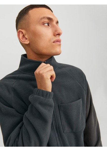 Yüksek Yaka Polar Sweatshirt - Bluranger