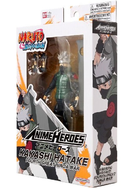 Anime Hatake Kakashi 4 Büyük Ninja Savaşı Figürü 16 cm