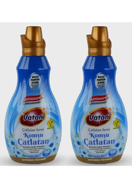 Komşu Çatlatan Konsantre 1440 ml 60 Yıkama 2ADET