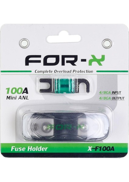 100 Amper Amfi Sigortası - X-F100A Kaliteli Anfi Sigortası